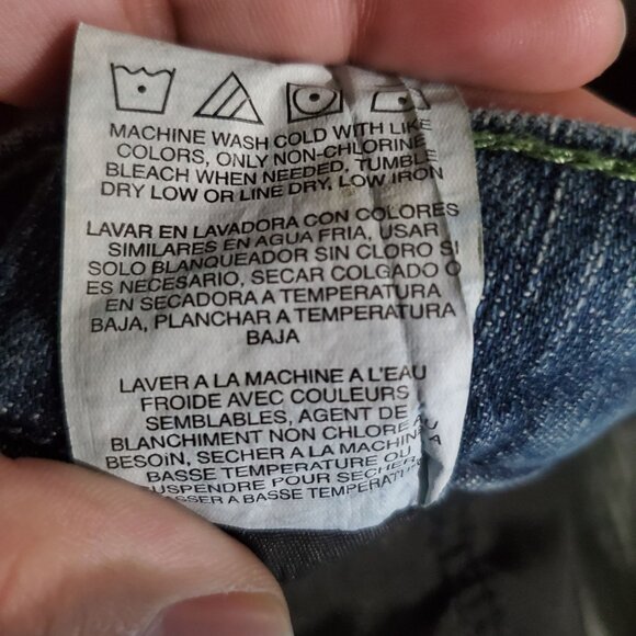 Wrangler Jeans Mens Size 42X34 Blue Slim Straight Retro Stretch Denim - Picture 5 of 13